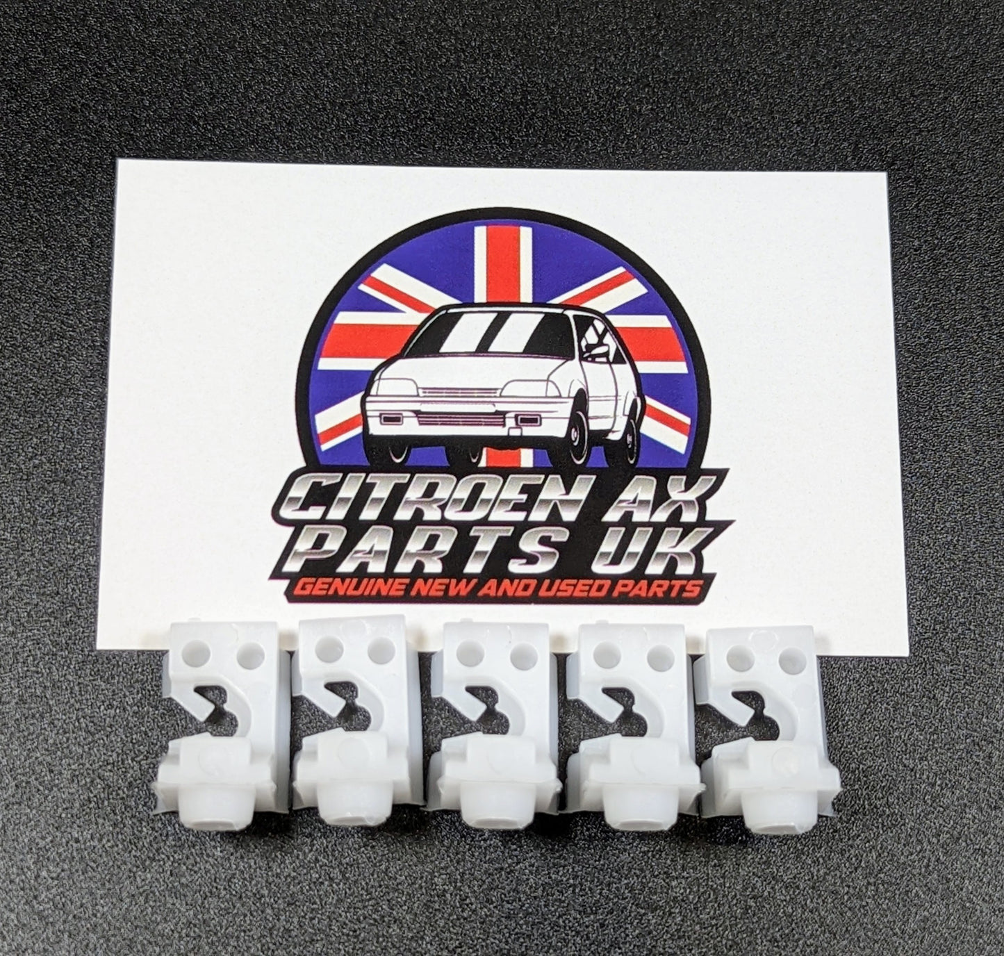 Citroen AX GT, GTi, Sport, Forte, 'L-Shaped' Clips, 95 637 052, 95637052