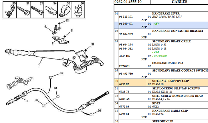 citroen clip 699582