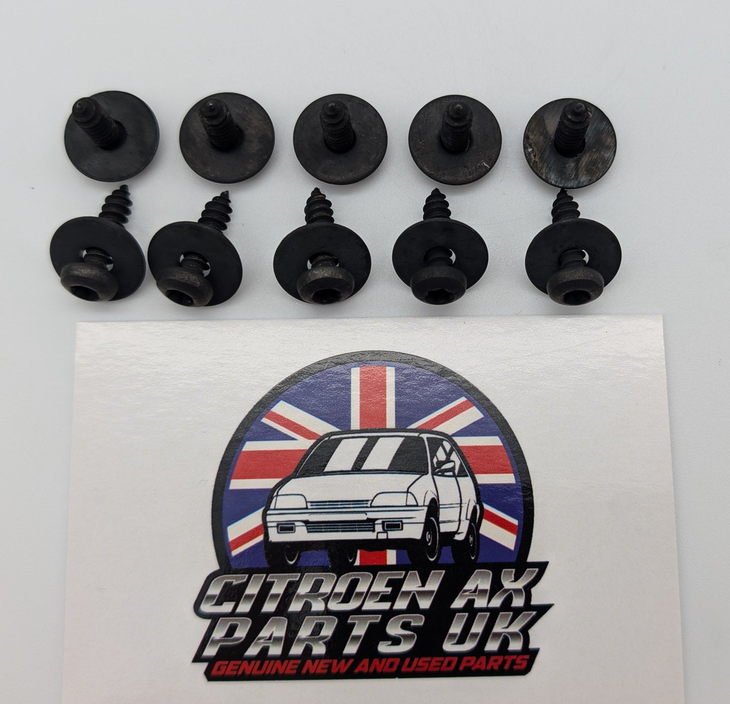 A4 (316) Stainless Steel Citroen AX Body Moulding Clip Screws , x50