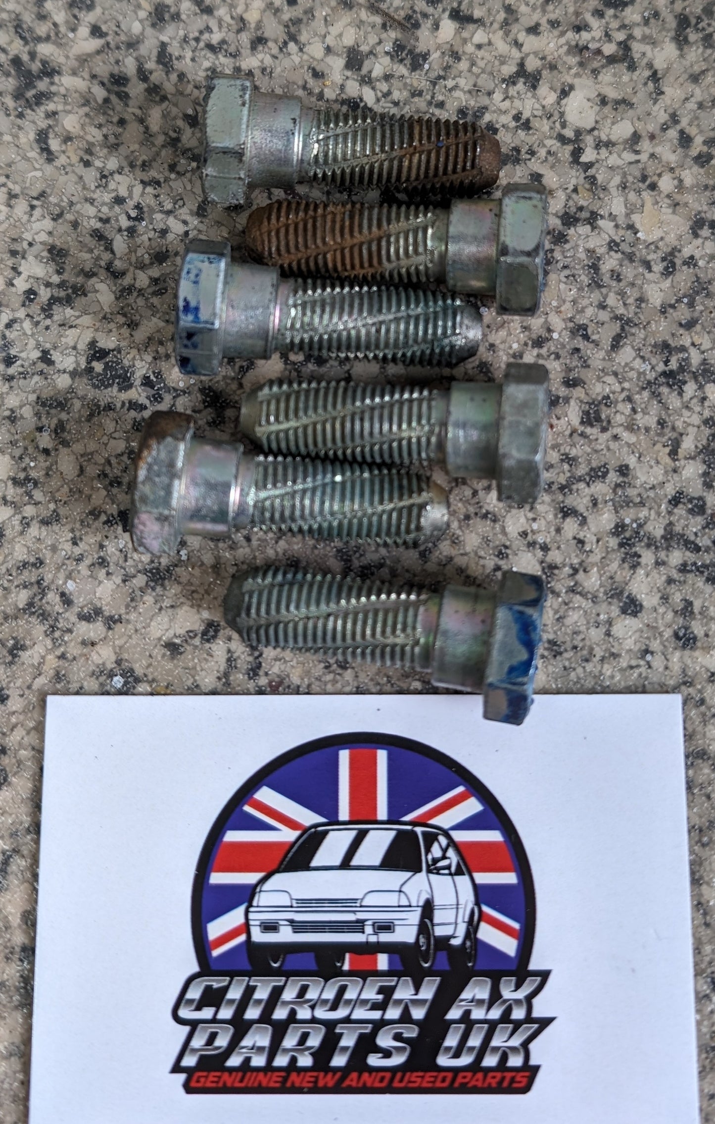 Citroen AX Seat belt bolts