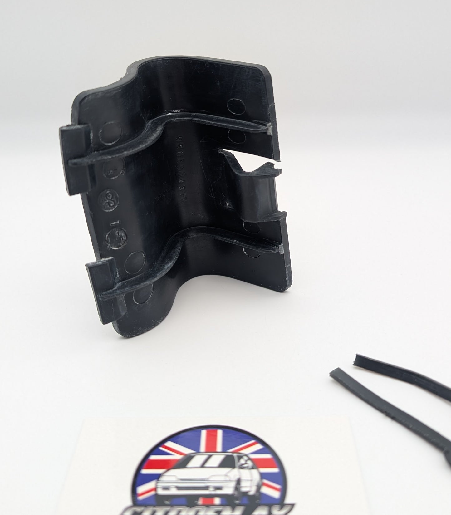 Citroen AX GT Front Tow Eye Cover, Black, Original Texture