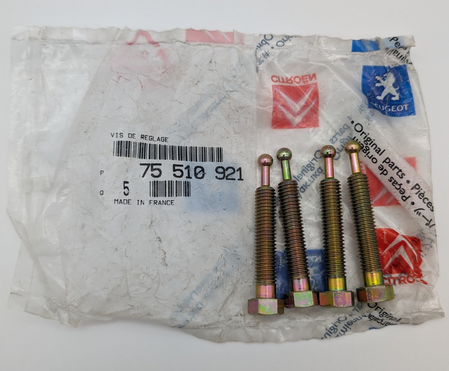 Citroen AX headlight adjuster bolts short 75 510 921