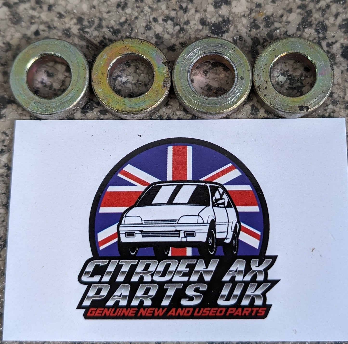 Citroen AX Seat Belt Bolts Spacers