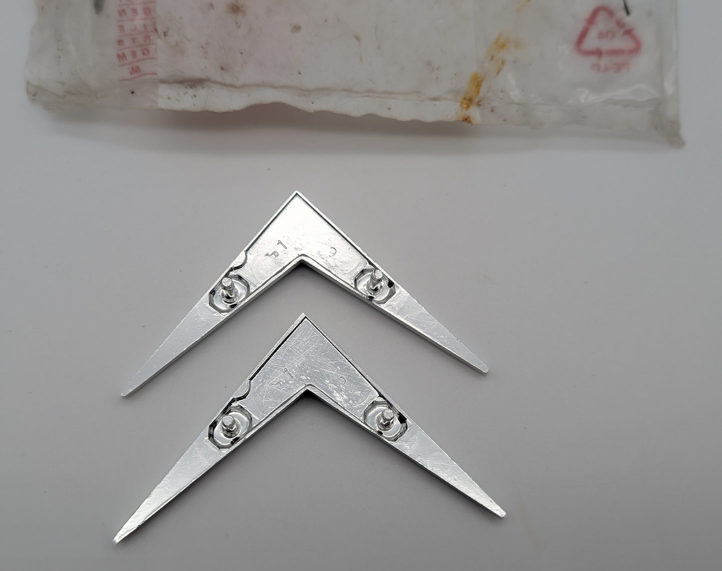 MK2 Citroen AX Bonnet Emblem Badge, 7810.87, 7810 87