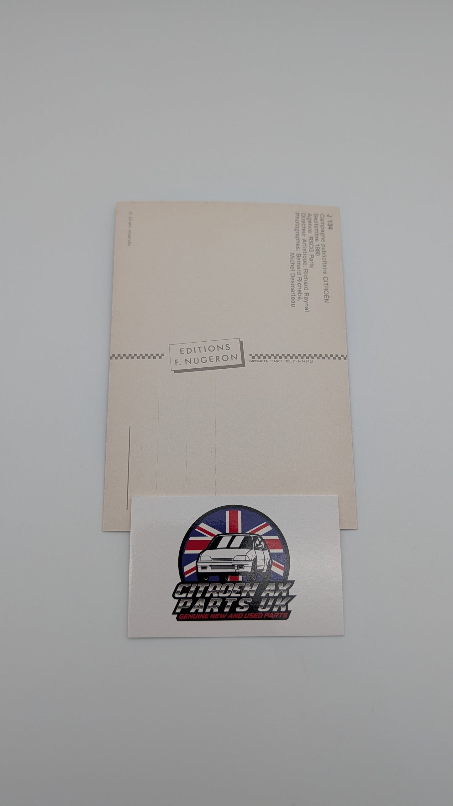 Citroen AX Révolutionnaire Post Card