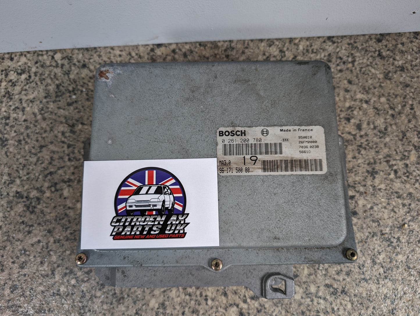 Citroen AX Bosch 0 261 200 780 / 96 171 500 80 / MA3.0 ECU