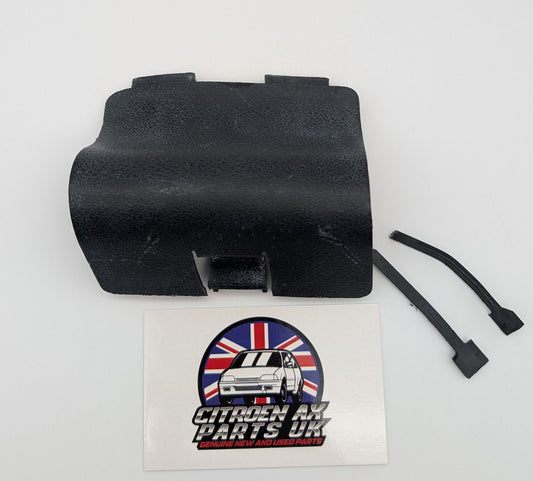 Citroen AX GT Front Tow Eye Cover, Black, Original Texture