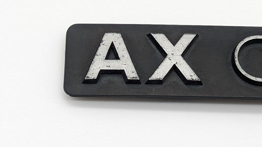 Citroen AX GT Rear Boot Badge, 96 015 121