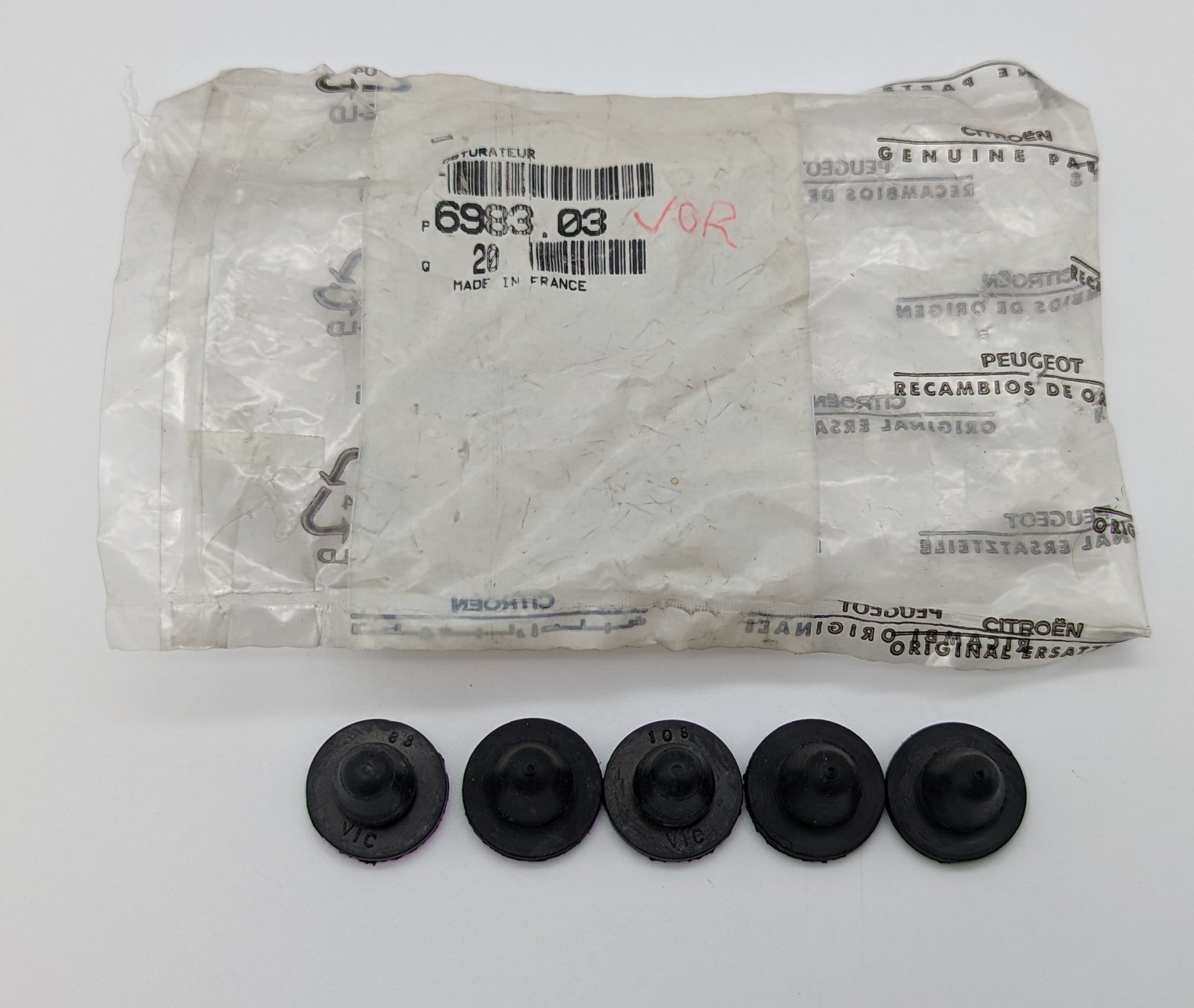 Citroen AX Body Plugs, 6983.03, 698303 – Citroen AX Parts UK