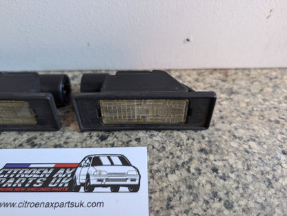 Citroen AX Number Plate Lights