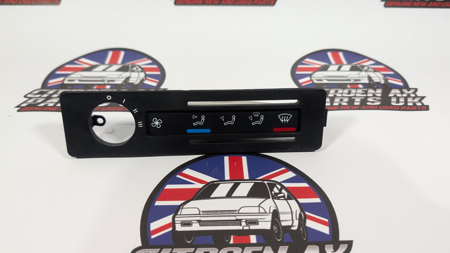 Citroen AX Mk2 Heater Control Fascia Trim