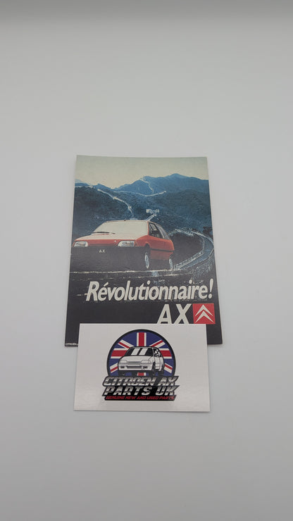 Citroen AX Révolutionnaire Post Card