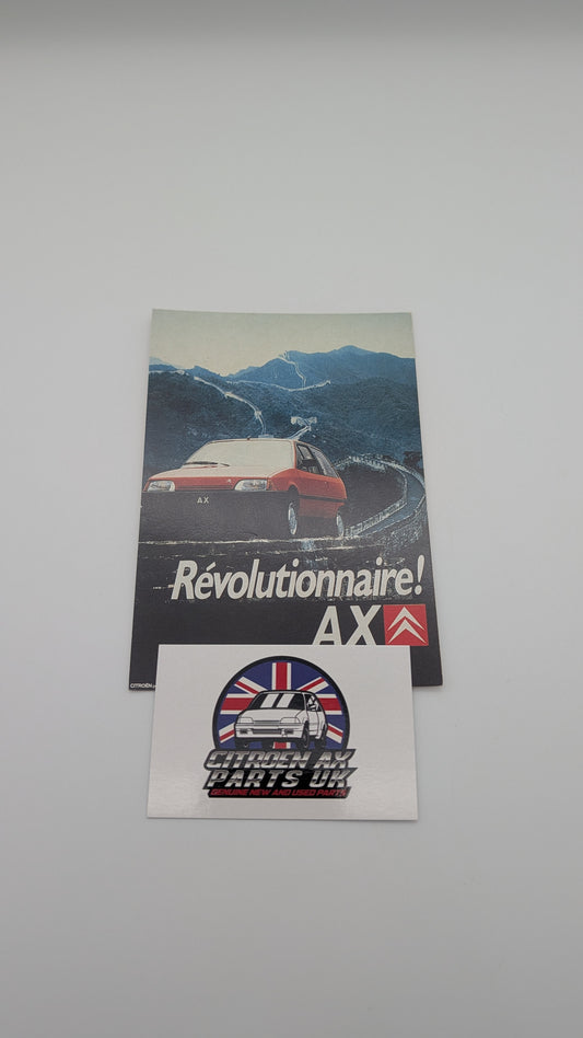 Citroen AX Révolutionnaire Post Card