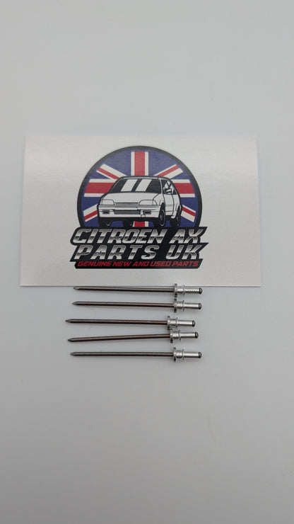 Citroen AX GT, GTi, Sport, Forte Kit Mounting Rivets