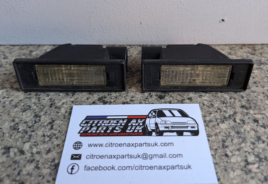 Citroen AX Number Plate Lights