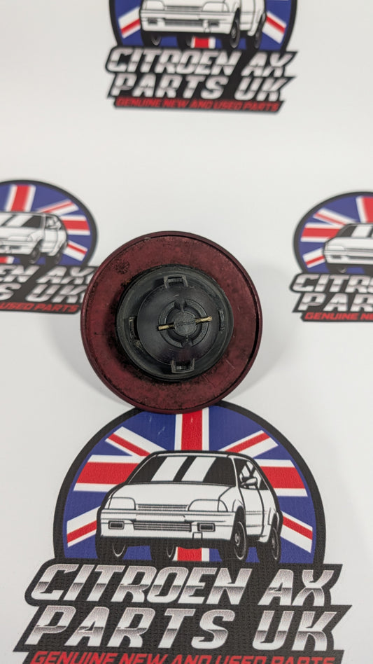 Red Citroen AX fuel cap with key 