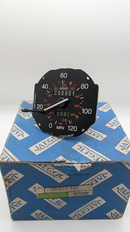Citroen AX MK I RHD Speedometer Jaeger, 95619425 