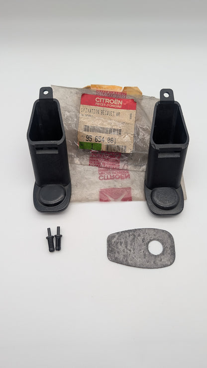 Citroen AX GT, GTi, Sport Rear Spoiler Bracket Set. 95636425, 95638627, 96995439, 874255