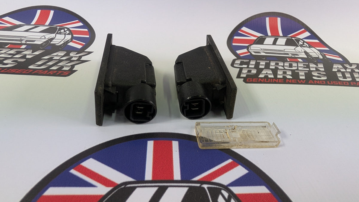 Citroen AX Number Plate Bulb Holders