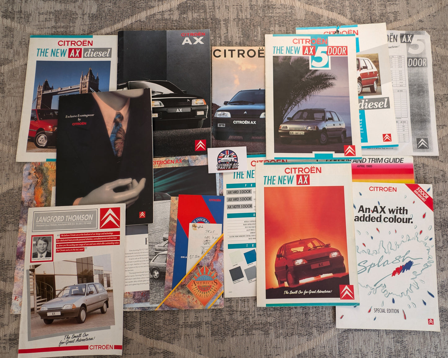 Citroen AX Media And Brochures.