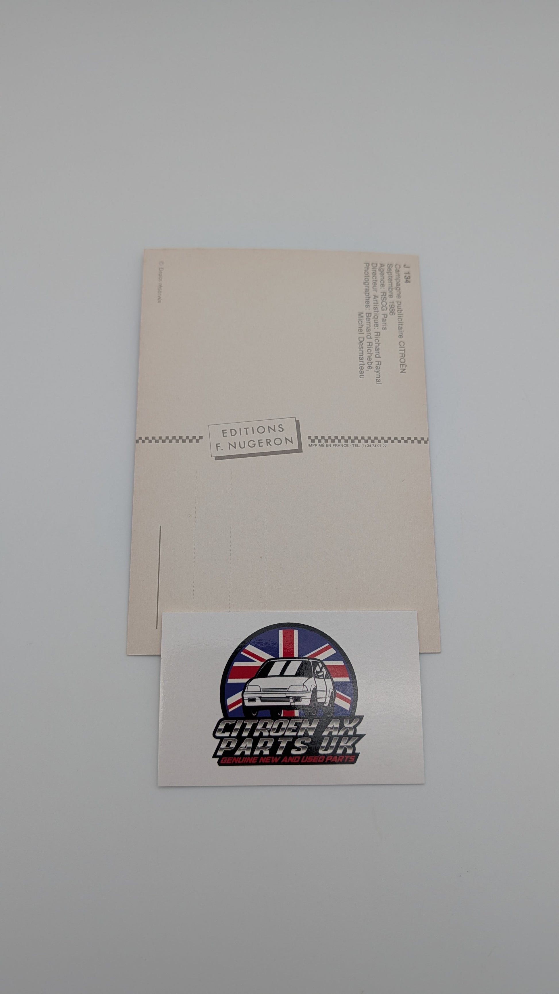 Citroen AX Révolutionnaire Post Card