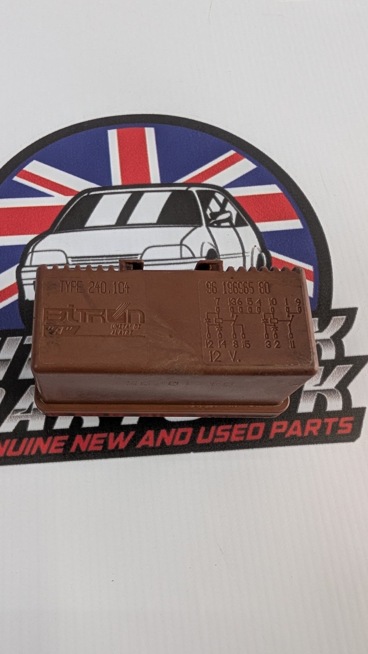 Citroen AX MK2 Injection/Fuel Pump Double Relay, Bitron / Omron