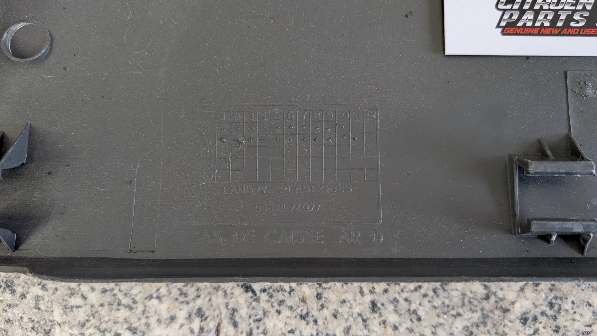 Citroen AX GT Grey DRIVERS Side Lower Rear Quarter