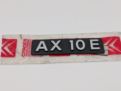 Citroen AX 10 E Rear Boot Badge, 95638521